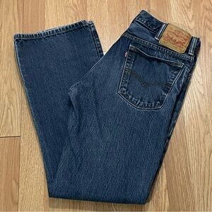 Levi’s 517 Men’s 34x34 (34x33) Bootcut Jeans Medium Blue Denim Western Cowboy